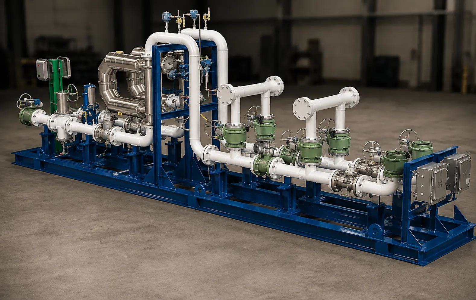 Skid de medición de fluidos 1