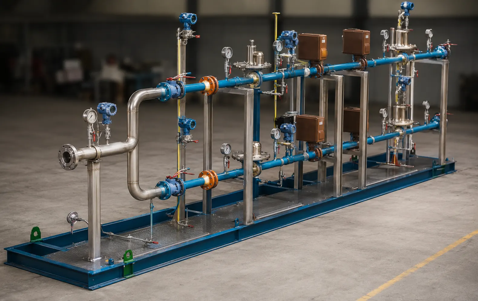 Skid de medición de fluidos 2