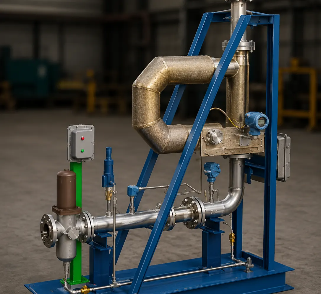 Skid de medición de fluidos 4