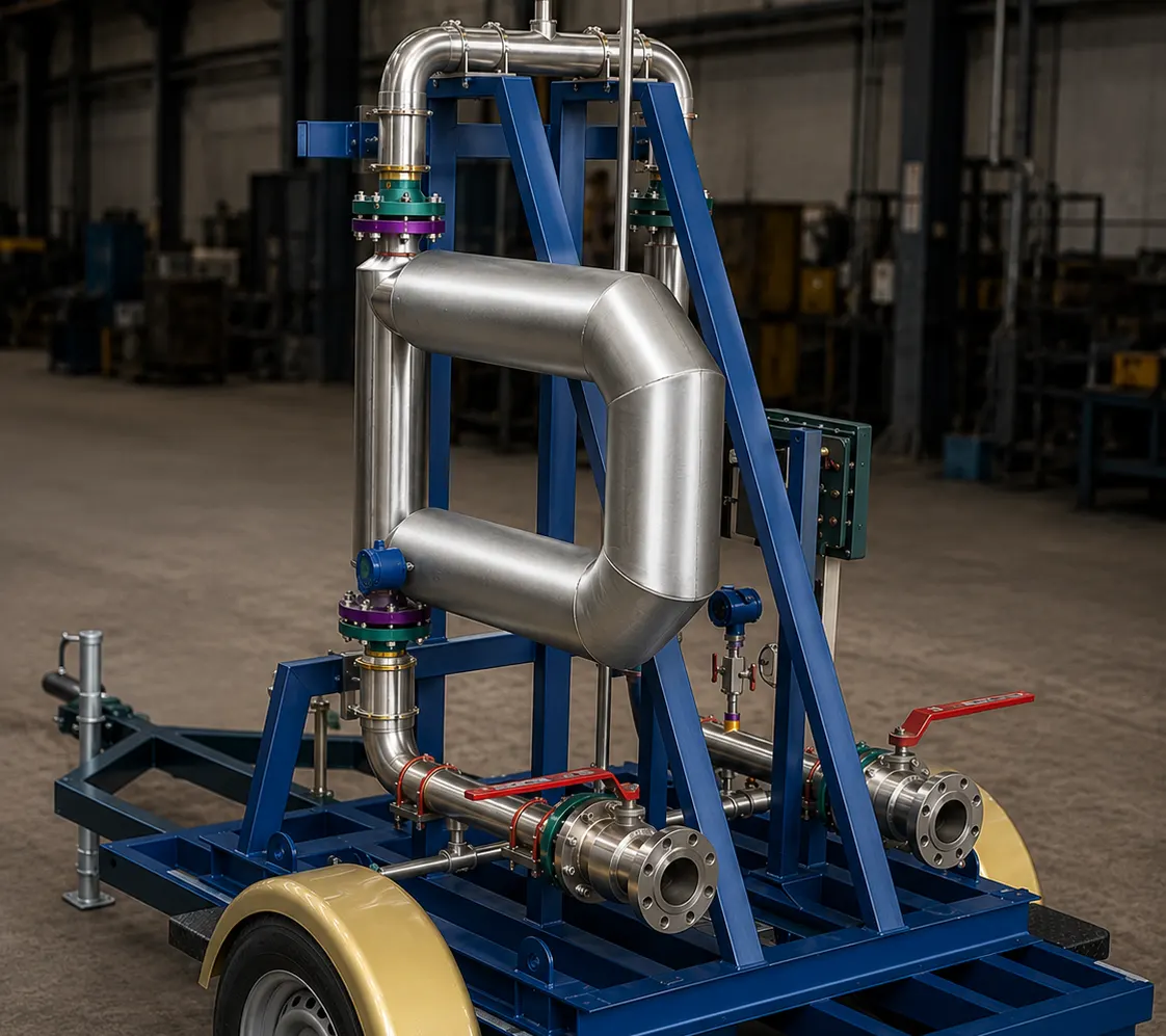 Skid de medición de fluidos 5
