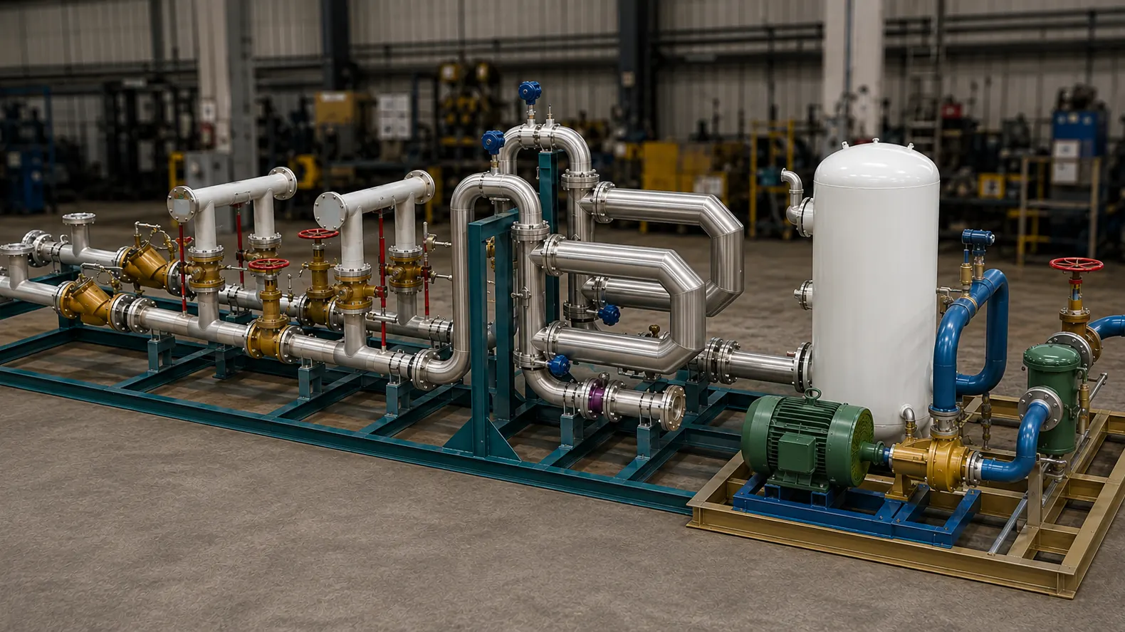 Skid de medición de fluidos 6