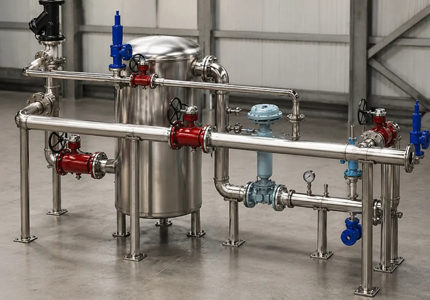 Skid de medición de fluidos 8